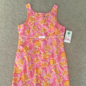 Lilly Pulitzer Girls size 8 shift dress NWT